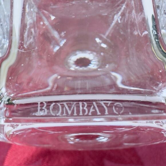 Bombay Company Heavy Crystal/Clear Glass Decanter w/Stopper Lid Barware - Picture 3 of 16